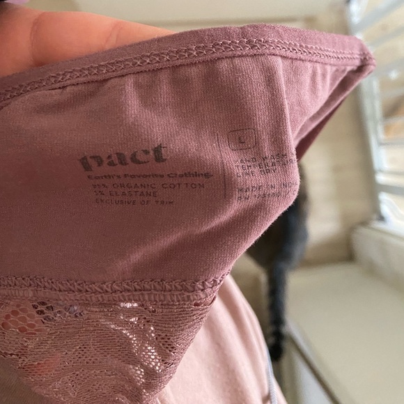 PACT comfy purple bra - Picture 3 of 3